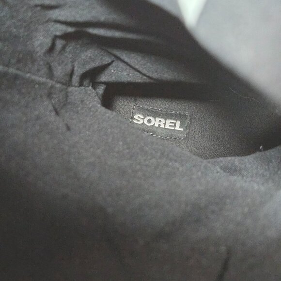 Sorel Knee High Winter Boot 9.5 Black Outdoor Snow Gorpcore Moto Utility Lace Up - Picture 8 of 14